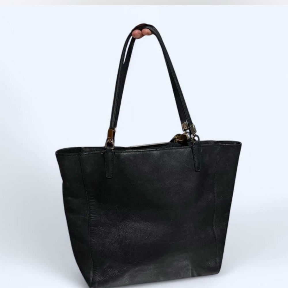 Coach 28743 Madison North South black Tote Bag in Saffiano Leather - Picture 2 of 11